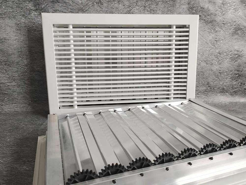 Нерегулируемая решетка из двутаврового профиля «гантеля» ННРБ-Б с БРВ