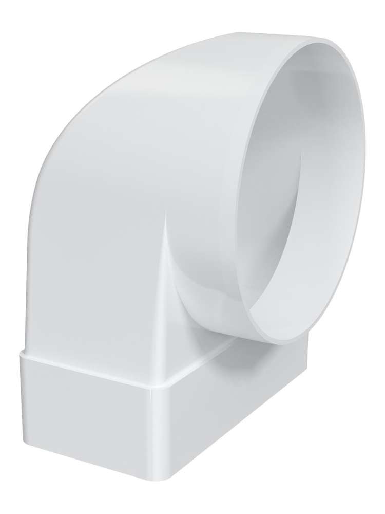 Переходник СККП D100 90° 55х110 пластик ERA