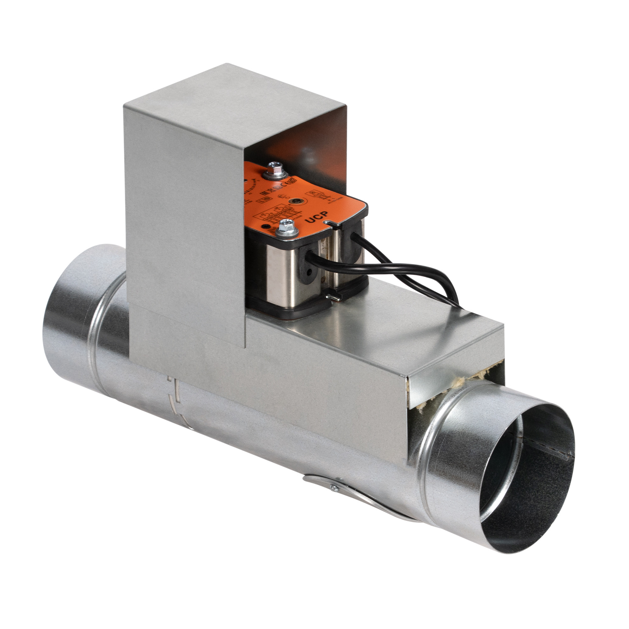Клапан противопожарный SHUFT SHFDO-90-O-d180-MB230-0-0-0-0