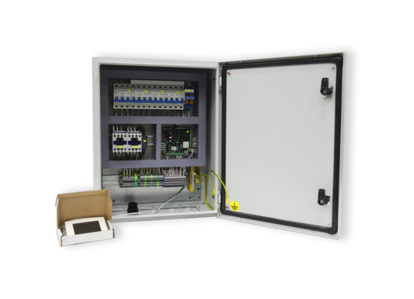 Щит управления с выносным пультом DMXGT/11кВт/V/Fi/HW/CW/CF/HE.4х36кВт/M-IP65