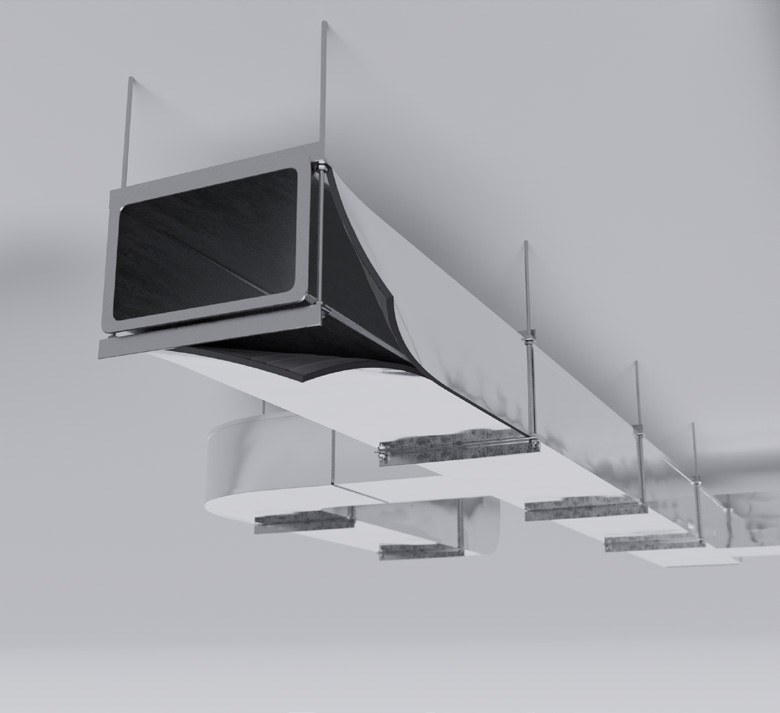 Рулон теплоизоляционный РУ-ФЛЕКС ВЕНТ-СК 25×1000 мм, 8 м