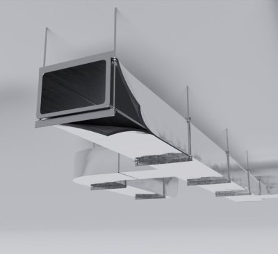 Рулон теплоизоляционный РУ-ФЛЕКС ВЕНТ-СК 32×1000 мм, 6 м